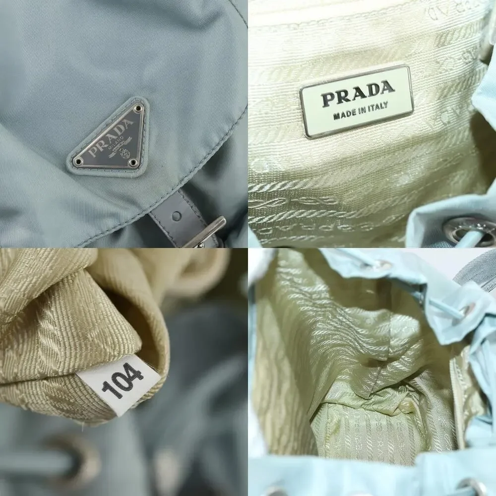 Prada Nylon Backpack Light Blue